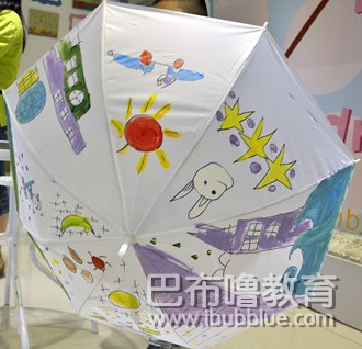 漂亮的手繪雨傘