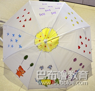 漂亮的手繪雨傘