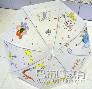 漂亮的手繪雨傘