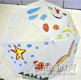 漂亮的手繪雨傘