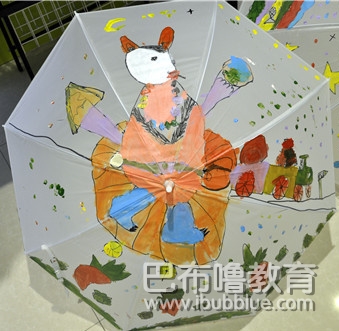 漂亮的手繪雨傘